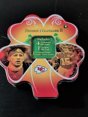 NFL Black Collector Tin with White Logos
